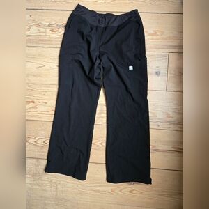 Health Pro Black Stretch Scrub Pants Cargo Pocket M